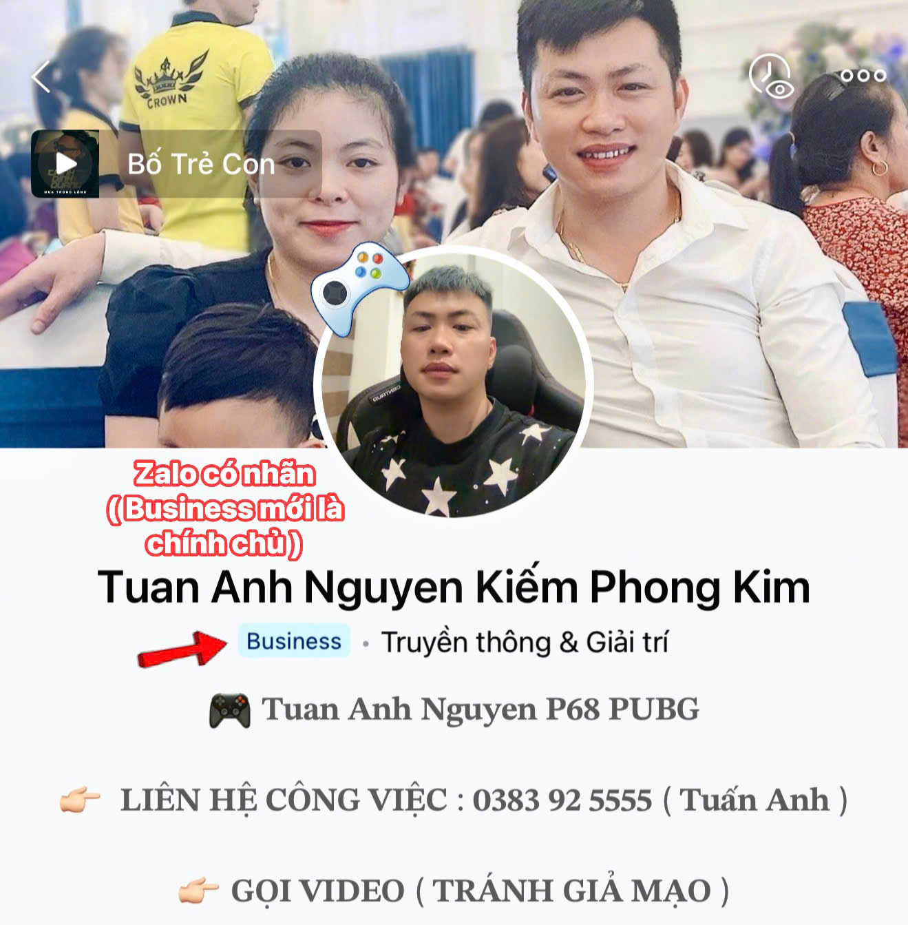 Tuấn Anh P68 PUBG - Zalo 0383 92 5555