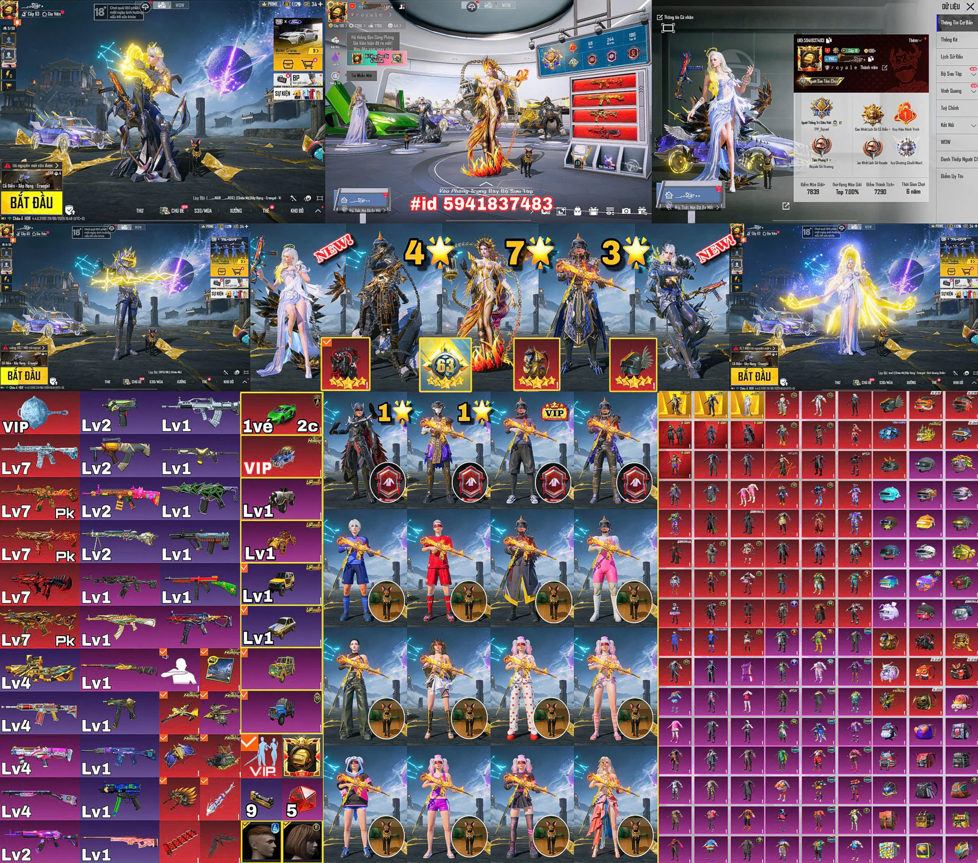 Ảnh đầy đủ tài khoản mã 14364