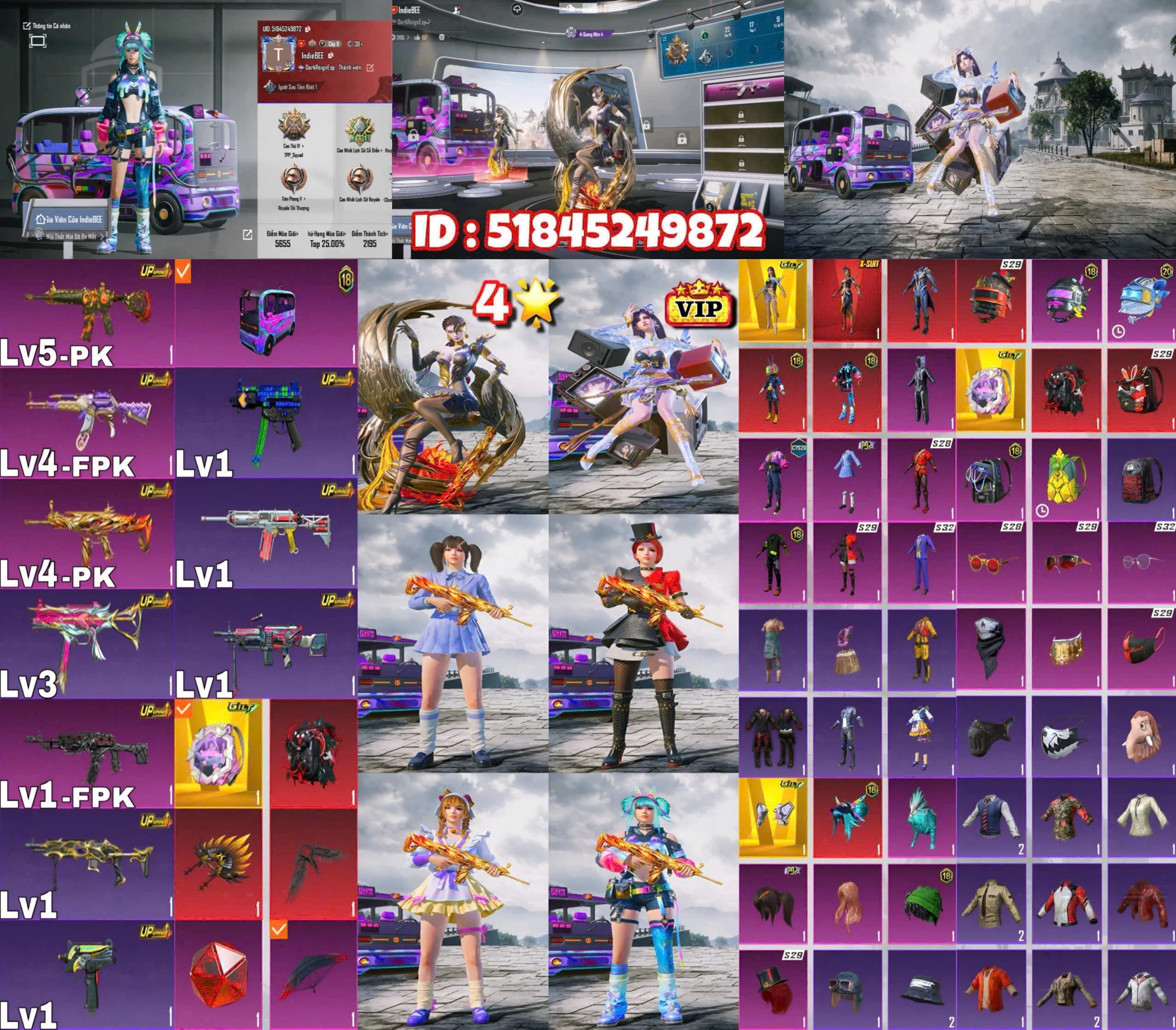 Ảnh đầy đủ tài khoản mã 14848