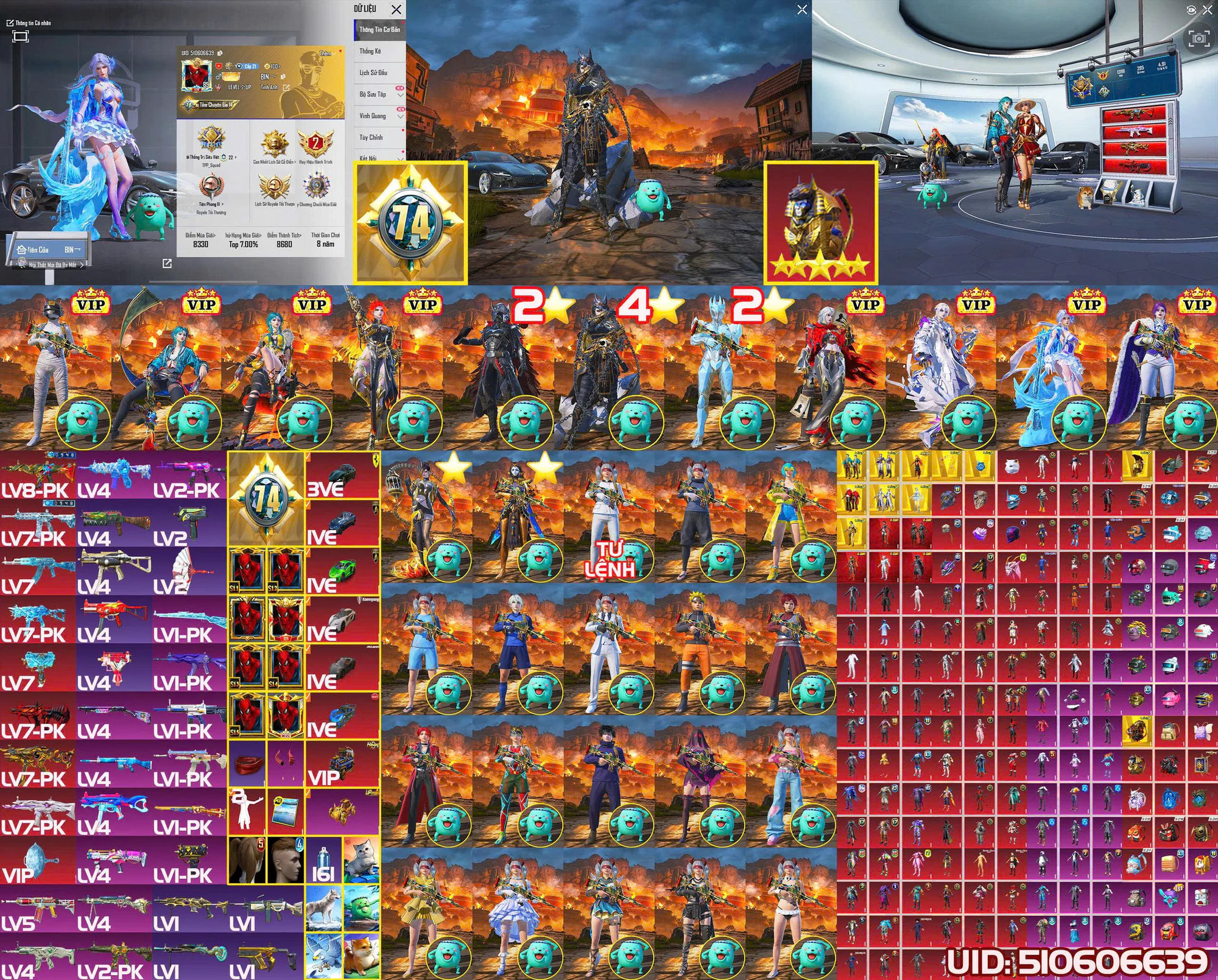 Ảnh đầy đủ tài khoản mã 13826
