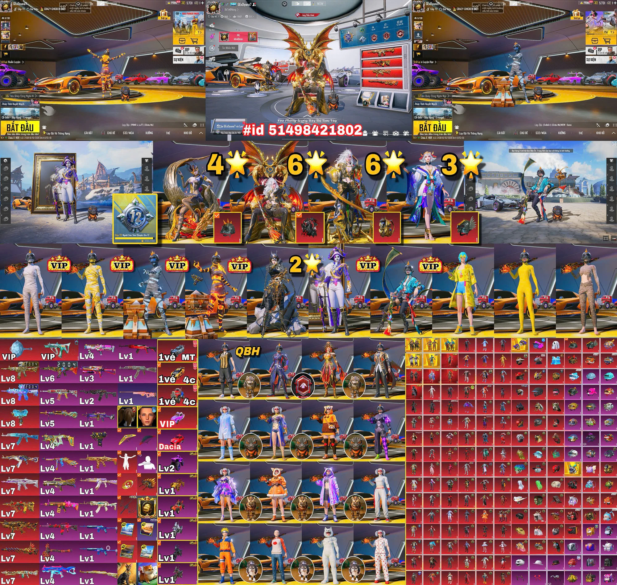 Ảnh đầy đủ tài khoản mã 18358