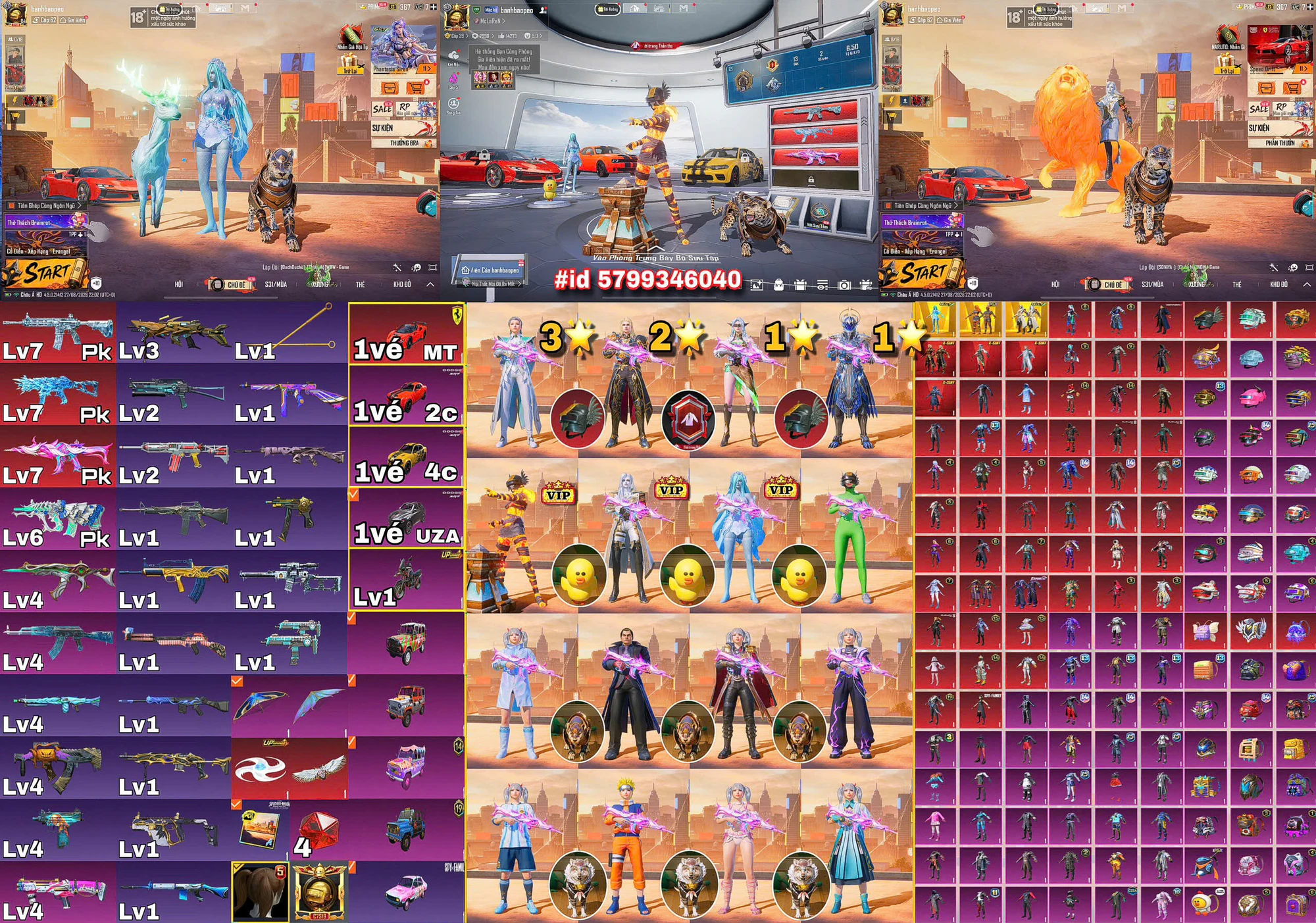 Ảnh đầy đủ tài khoản mã 19102
