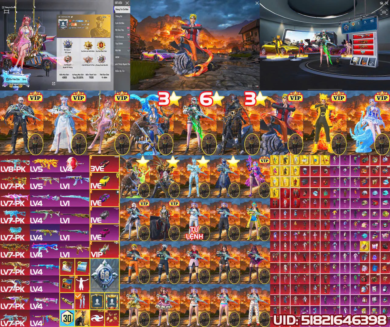 Ảnh đầy đủ tài khoản mã 15910